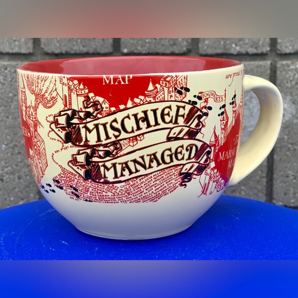 Large Harry Potter MISCHIEF MANAGED Marauder’s Map Coffee Mug - Picture 3 of 16